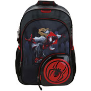 Foto de Mochila Escolar Miles Morales Gris Chenson Mm71017 