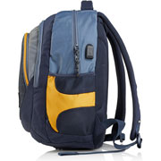 Foto de Mochila Escolar Mqr Berlin Rider Square Triple Negro 