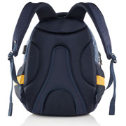 Foto de Mochila Escolar Mqr Berlin Rider Square Triple Negro 