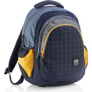 Foto de Mochila Escolar Mqr Berlin Rider Square Triple Negro 