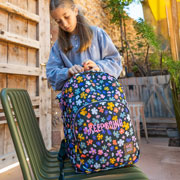 Foto de Mochila Escolar Mqr Oslo Spring Night Triple 