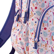Foto de Mochila Escolar Mqr Oslo Unicorn Triple Con Ruedas 