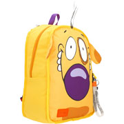 Foto de Mochila Escolar Nick 90S Cat/Dog Amarillo Yadatex 