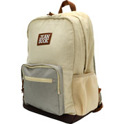 Foto de Mochila Escolar Norma Jean Book Pana Blanco 
