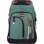 Foto de Mochila Escolar One Piece Verde/Negro Yadatex 