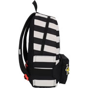 Foto de Mochila Escolar Peanuts Rayas Negro Yadatex 