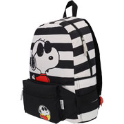 Foto de Mochila Escolar Peanuts Rayas Negro Yadatex 