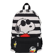 Foto de Mochila Escolar Peanuts Rayas Negro Yadatex 