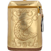 Foto de Mochila Escolar Piscis Caballeros Del Zodiaco Dorado Yadatex 