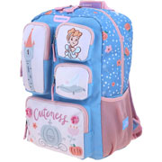 Foto de Mochila Escolar Princesas Azul Chenson Pr70997 