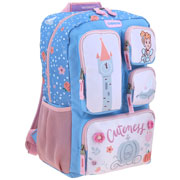 Foto de Mochila Escolar Princesas Azul Chenson Pr70997 