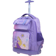 Foto de Mochila Escolar Princesas Con Ruedas Lila Chenson Pr71116 