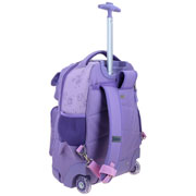 Foto de Mochila Escolar Princesas Con Ruedas Lila Chenson Pr71116 