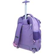 Foto de Mochila Escolar Princesas Con Ruedas Lila Chenson Pr71116 