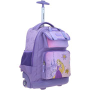 Foto de Mochila Escolar Princesas Con Ruedas Lila Chenson Pr71116 
