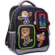 Foto de Mochila Escolar Ruz Fifa Zayu Maple Y Clutch Negro 