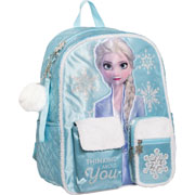Foto de Mochila Escolar Ruz Frozen Copos Azul 