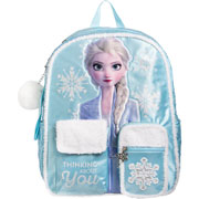 Foto de Mochila Escolar Ruz Frozen Copos Azul 