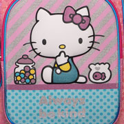 Foto de Mochila Escolar Ruz Hello Kitty Glitter 