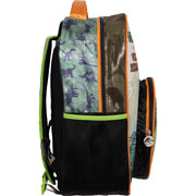 Foto de Mochila Escolar Ruz Jurassic Fosil Negro 
