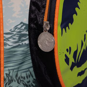 Foto de Mochila Escolar Ruz Jurassic Fosil Negro 