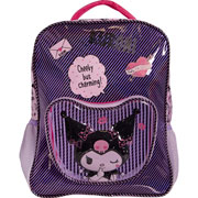 Foto de Mochila Escolar Ruz Kuromi Corazon Morado 