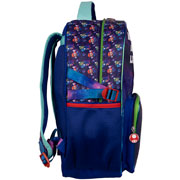 Foto de Mochila Escolar Ruz Mario Bros Luigi 2 Azul 