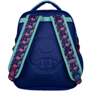 Foto de Mochila Escolar Ruz Mario Bros Luigi 2 Azul 