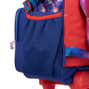 Foto de Mochila Escolar Ruz Mario Bros Luigi 2 Con Ruedas Azul 