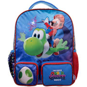 Foto de Mochila Escolar Ruz Mario Bros Yoshi 2 Azul 