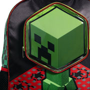 Foto de Mochila Escolar Ruz Minecraft 3D Negro 