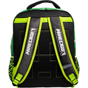 Foto de Mochila Escolar Ruz Minecraft Cubo Verde 