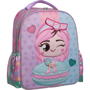 Foto de Mochila Escolar Ruz Mis Pastelitos Guiño Azul 