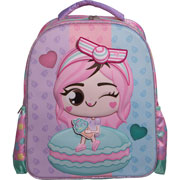 Foto de Mochila Escolar Ruz Mis Pastelitos Guiño Azul 