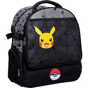 Foto de Mochila Escolar Ruz Pokemon Pokebola Negro 