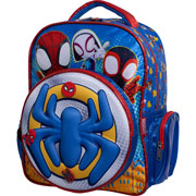 Foto de Mochila Escolar Ruz Spider Amigos Azul 