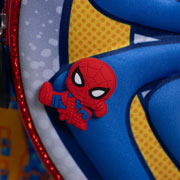 Foto de Mochila Escolar Ruz Spider Amigos Azul 