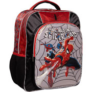 Foto de Mochila Escolar Ruz Spider Telaraña Negro 