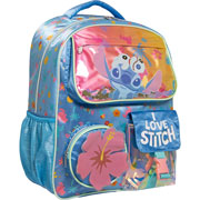 Foto de Mochila Escolar Ruz Stitch Hawai Azul 