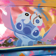 Foto de Mochila Escolar Ruz Stitch Hawai Azul 