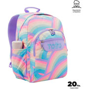 Foto de Mochila escolar Totto Acuarela 3QS multicolor 