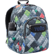 Foto de Mochila escolar Totto Acuarela 4YP multicolor 