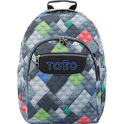 Foto de Mochila escolar Totto Acuarela 4YP multicolor 