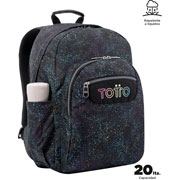 Foto de Mochila escolar Totto Acuarela 5C7 multicolor 
