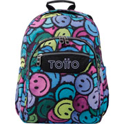 Mochila escolar Totto Acuarela 6JR multicolor