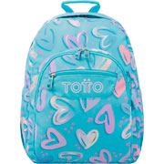 Foto de Mochila escolar Totto Acuarela 6JT azul 