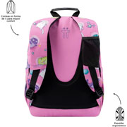 Foto de Mochila escolar Totto Acuarela 9I10 rosa 