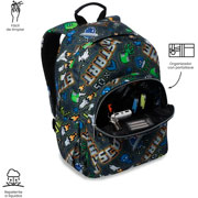 Foto de Mochila Escolar Totto Adventur Gris 