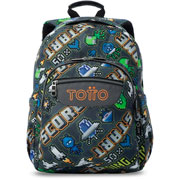 Foto de Mochila Escolar Totto Adventur Gris 