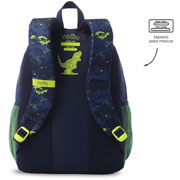 Foto de Mochila Escolar Totto Digisaurio Azul 